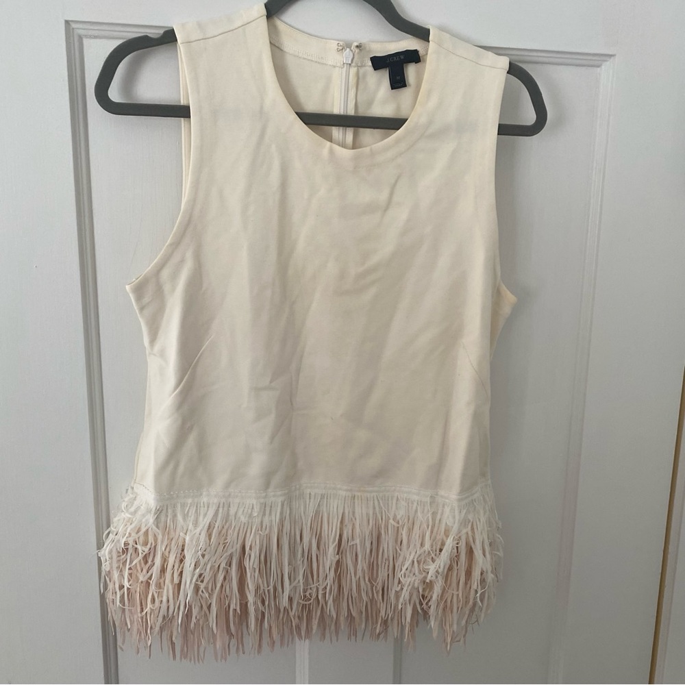 Jcrew Collection Feather White Shell Medium - image 1